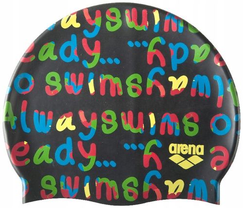 Czepek pływacki juniorski silikonowy treningowy na basen Arena Junior Print na Arena.pl