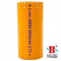 MOCNE BATERIE OGNIWA AKUMULATORKI 26650 Li-on 6800