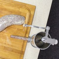 PIONOWA NADZIEWARKA DO KIEŁBAS BROWIN STAL NIERDZEWNA 311007 4 lejki 2,5 kg