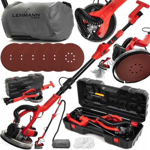 SZLIFIERKA DO GIPSU ŻYRAFA GŁADZI TYNKÓW LED Z ODSYSEM PAPIER WALIZKA WOREK na Arena.pl