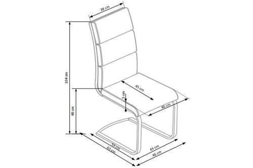 Krzesło K230 kremowy na Arena.pl