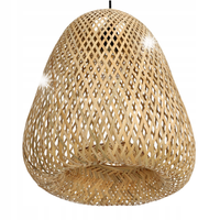 Lampa wisząca bambusowa BOHO BEIRUT KRBOBTCZ Kobi salon sypialnia
