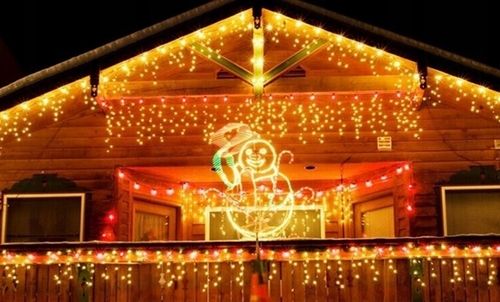Kurtyna świetlna Led sople 201 - 300 lampek na Arena.pl