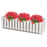 Doniczka skrzynka balkonowa 18x58x16,2 cm biały