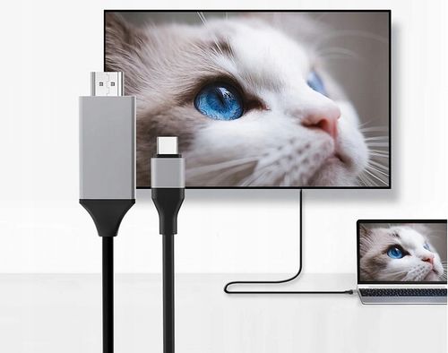 KABEL ADAPTER USB-C 3.1 HDMI 4K MHL TV do Telefonów Samsung DEX Macbook 2m na Arena.pl