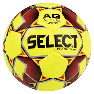 Piłka nożna Select Flash Turf 4 2019 IMS żółto-czerwono-szara 14989 4