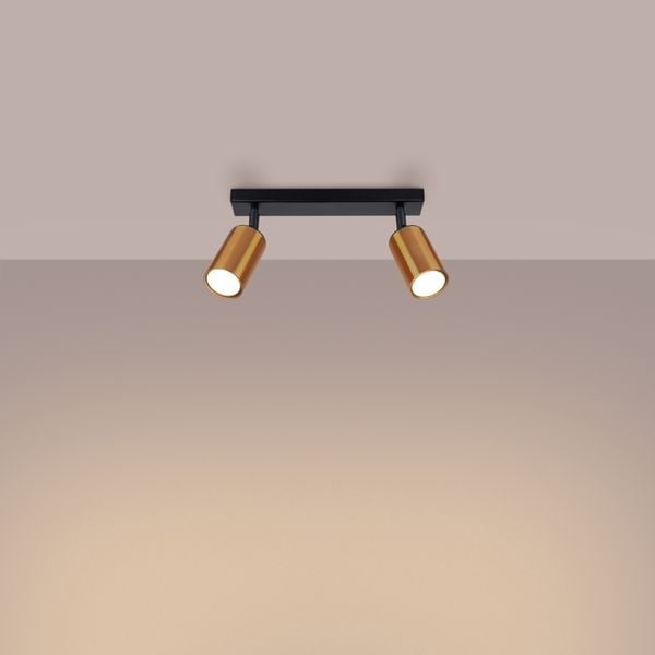 Plafon WINX 2 czarny/miedź zdjęcie 3