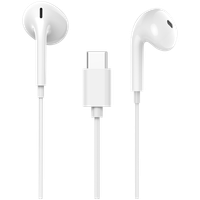 CANYON Słuchawki douszne SEP-6 HiRes Przewód USB-C Białe