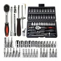 Klucze Nasadowe Torx Zestaw Kluczy Nasadowych 46 Elementy 1/4 Cala Walizka