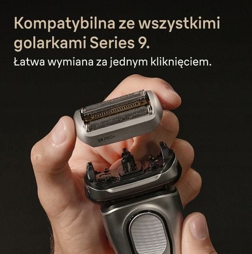 Oryginalna głowica do golarki Braun Series 9 Pro+ srebrna 96M na Arena.pl