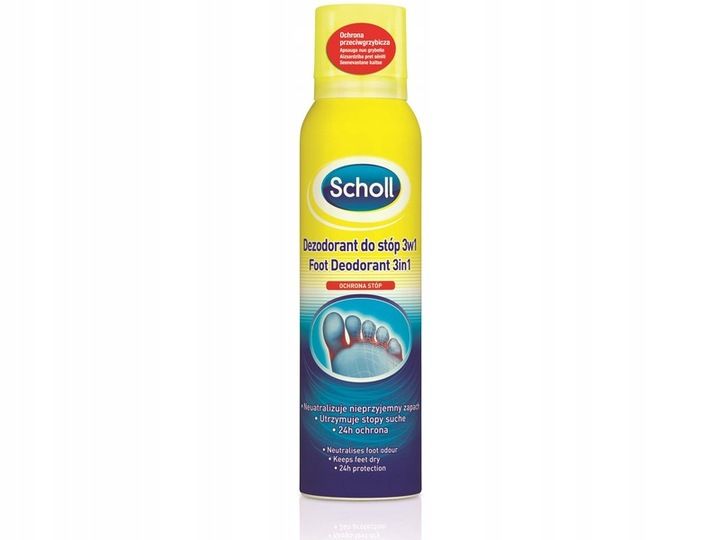 Dezodorant do stóp SCHOLL 3w1 150 ml zdjęcie 1