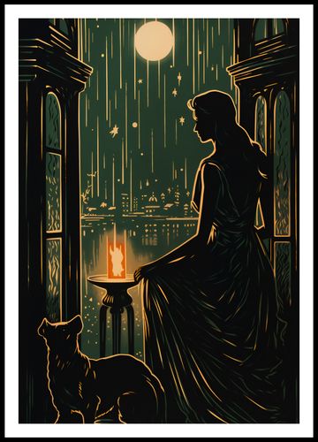 Plakat 68x98cm Nocne Szeptanie na Arena.pl