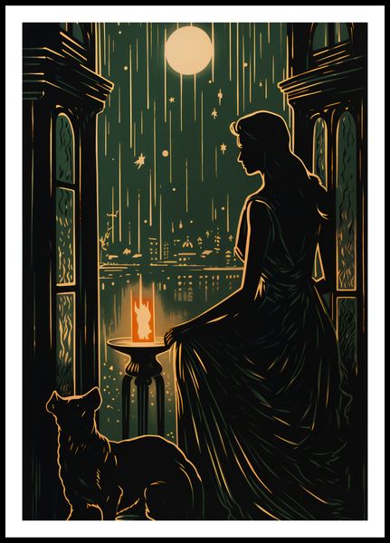 Plakat 68x98cm Nocne Szeptanie zdjęcie 3