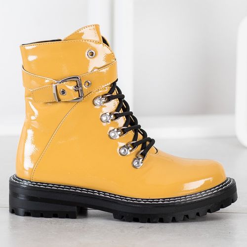 Modne Lakierowane Traperki r.38 na Arena.pl