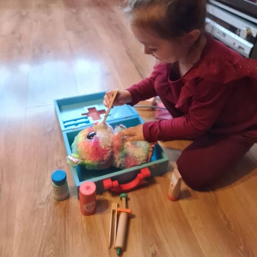 Drewniany Zestaw Małego Doktora Lekarz Dentysta dla Dzieci Prezent na Arena.pl