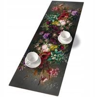 Dekoracyjny bieżnik na stół 115x40cm sprasowany filc Bertoni wzór Bukiet