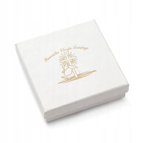 ŁAŃCUSZEK SREBRNY SINGAPUR 925 MEDALIK D356 CHRZEST 45CM na Arena.pl