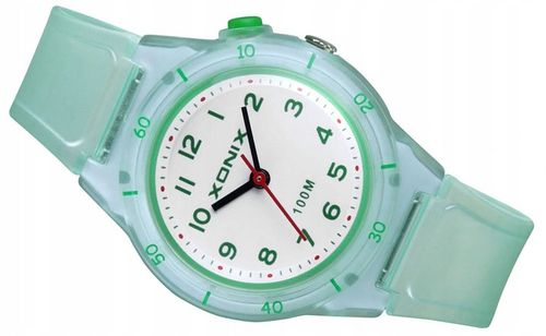 Analogowy Wodoszczelny Zegarek z Podświetleniem XONIX Dziecięcy Wyraźny na Arena.pl
