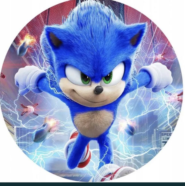 Opłatek na tort Sonic zdjęcie 1