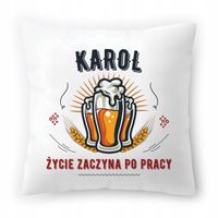 Poduszka Dla Karola Urodziny Imieniny Na Prezent Z Nadrukiem Ze Zdjęciem