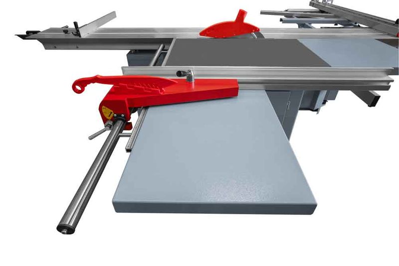 Piła formatowa formatówka krajzega 5,5kW 400V podcinak stół 3200mm ręc zdjęcie 7