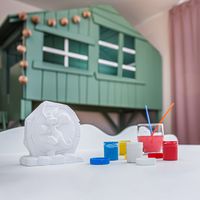 Kolorowanka 3D Kangurek Kao Figurka gipsowa