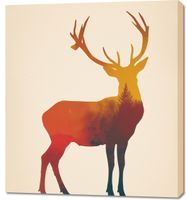 Obraz 90x100cm Światło Leśnego Monarchy