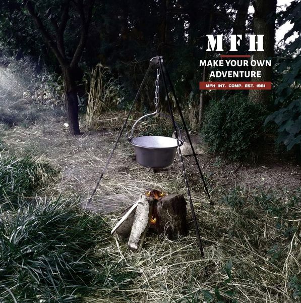 KOCIOŁEK BIWAKOWY EMALIOWANY NA OGNISKO 4-22 Litry 22 Litry zdjęcie 2