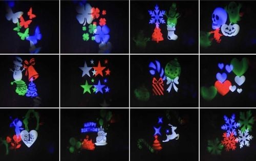 PROJEKTOR ŚWIĄTECZNY LASEROWY EFEKTY RUCHOMY NA DOM PŁATKI ŚNIEGU LED MOC na Arena.pl