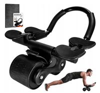 KÓŁKO DO ĆWICZEŃ MIĘŚNI BRZUCHA TRENINGU AB WHEEL Z MATĄ