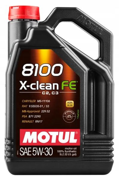 MOTUL 8100 X-CLEAN FE 5W30 5L zdjęcie 1