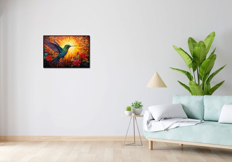 Plakat 66,5x46,5cm Koliber Barw zdjęcie 4
