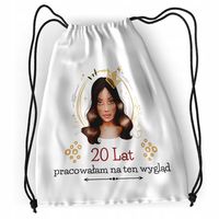 Plecak Urodziny 20 20Te Sportowy Szkolny Worek Z Nadrukiem Ze Zdjęciem