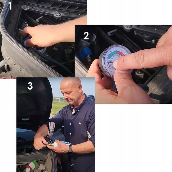 3 w 1 Olej Uszczelniacz Gaz R134a zdjęcie 5