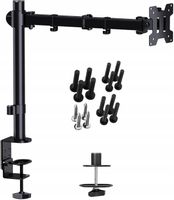 Regulowany Uchwyt Biurkowy do Monitora LCD 13"-27" Solidny Certyfikowany
