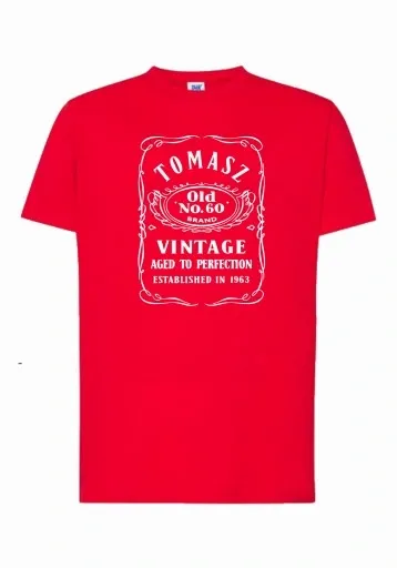 KOSZULKA MĘSKA 30 40 50 60 70 URODZINY PREZENT zdjęcie 2