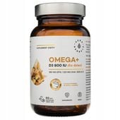 AURA Omega+ Vitamin D3 800 IU 60 odporność kids