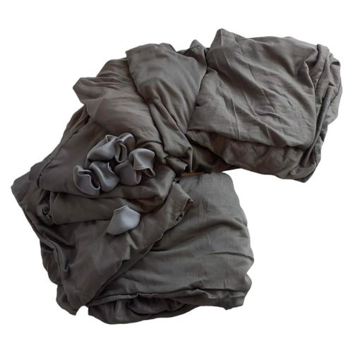 Pokrowiec na Krzesło Zdejmowany Szary Zestaw 6szt na Arena.pl