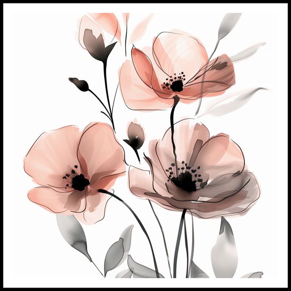 Plakat 80x80cm Subtelny Okaz zdjęcie 3