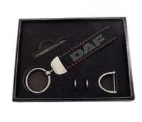 DAF BRELOK samochodowy BRELOCZEK do kluczy SMYCZKA DAF + pudełko na prezent