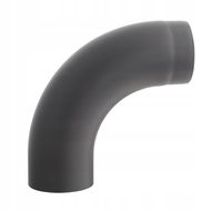 KOLANKO CZARNE GIĘTE 90° fi 150 mm DO KOMINKA KOZY PIECA DARCO 2MM GRUBOŚCI