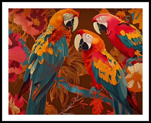 Plakat 76x60,5cm Kolorowe Ary na Arena.pl