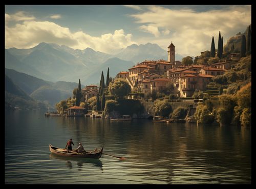 Plakat 55x40cm Spokojna Nostalgia na Arena.pl