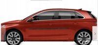 Hyundai Elantra GT 18+ Listwy CZARNE Boczne Drzwi