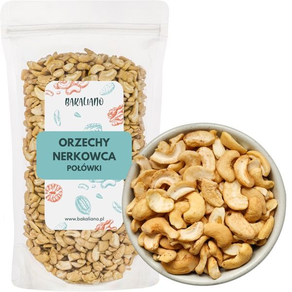 ORZECHY NERKOWCA 1kg Nerkowce POŁÓWKI PYSZNE 1000g zdjęcie 1