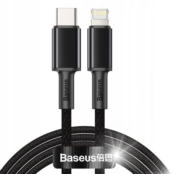 Kabel niktrade USB typ C - Apple Lightning 2 m czarny zdjęcie 1