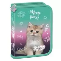 Piórnik dwuklapkowy bez wyposażenia Kitty Party