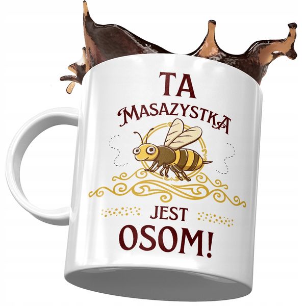 Kubek Dla Masażystki Ta Masażystka Jest Osom! Z Nadrukiem Ze Zdjęciem zdjęcie 1