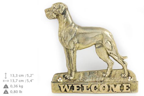 Dog Niemiecki - tabliczka - 504 na Arena.pl