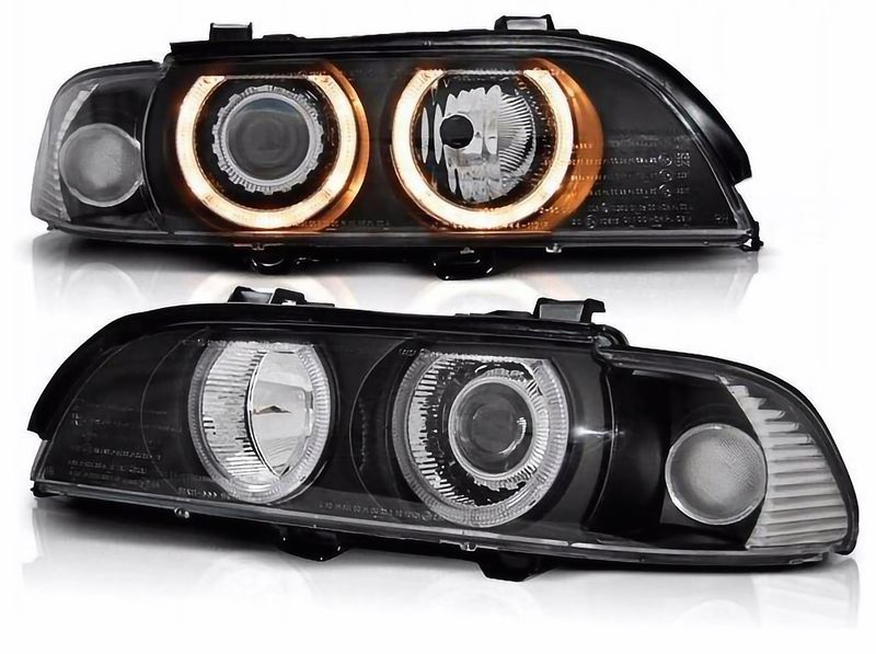 LAMPY REFLEKTORY DO BMW E39 OD 1995 DO 2003 Roku DEPO RYFLOWANE KIERUNKI. zdjęcie 2